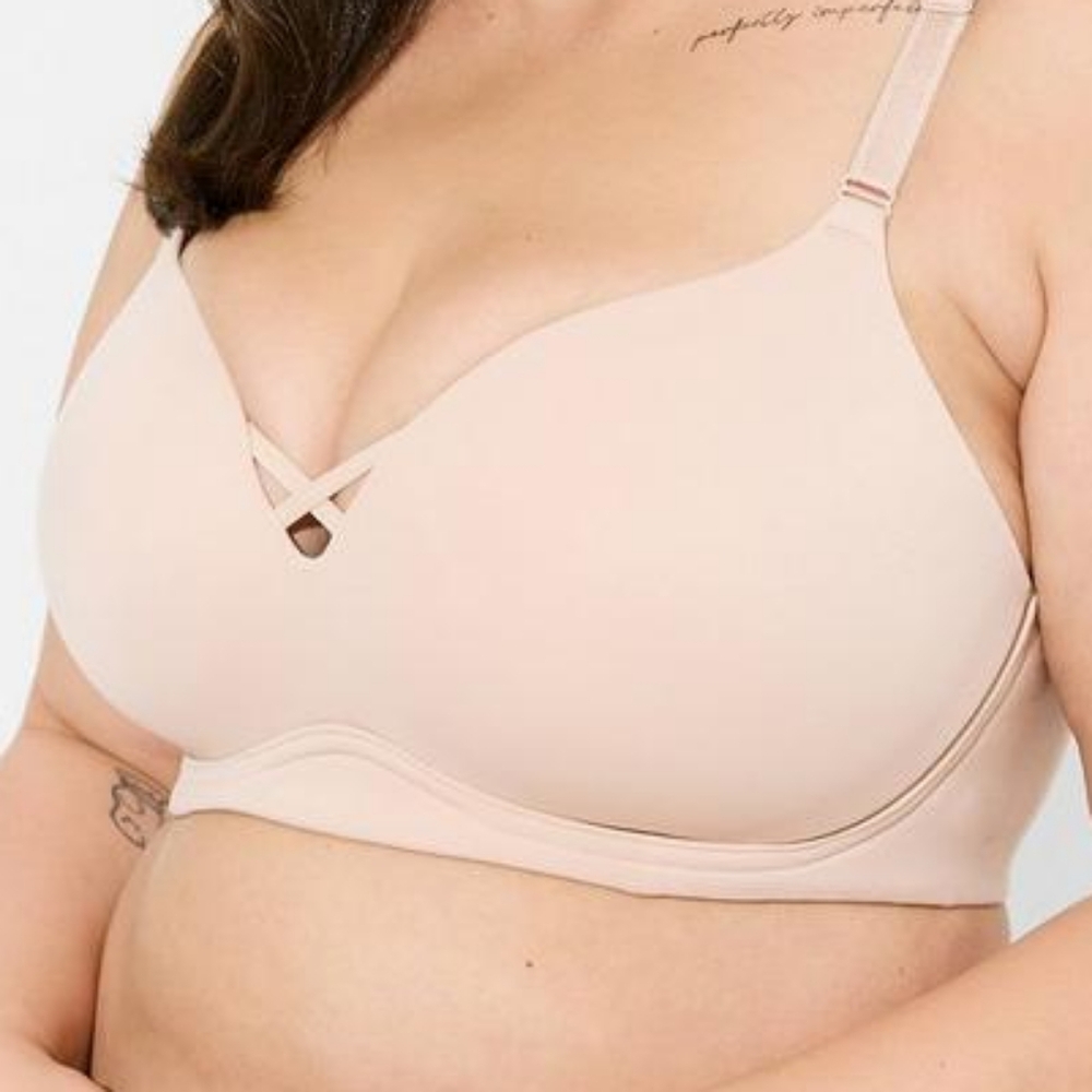 Torrid Wirefree Push-Up Bra, Nude, 42B